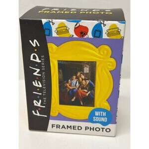 Friends TV Show Photo Frame w Sound Yellow Peephole Style Mini New in Box